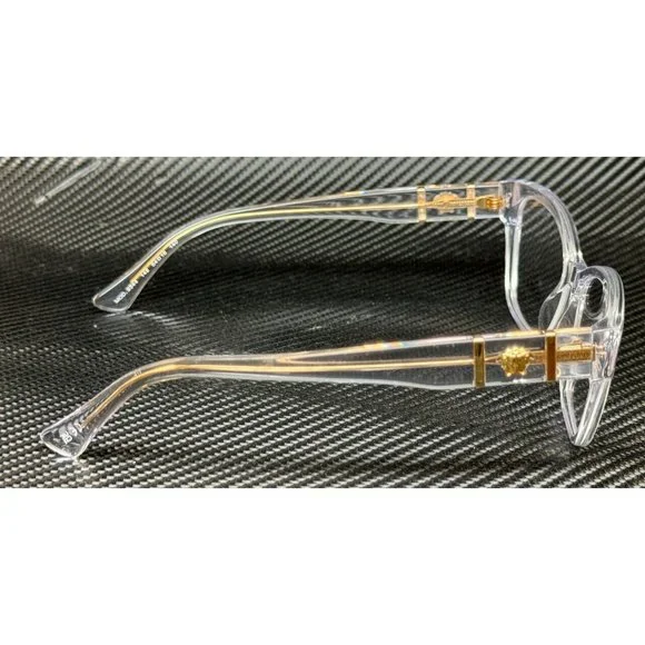 New! Versace Womens Transparent Crystal Eyeglasses - Picture 3 of 5